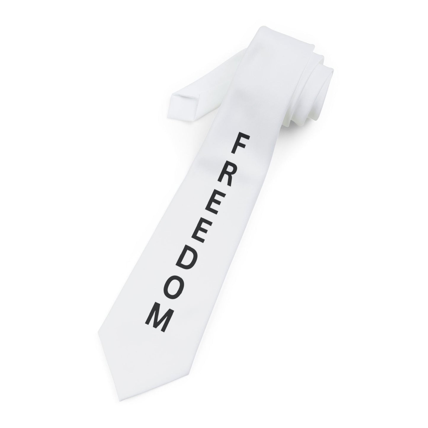 Black & White Freedom Necktie – Classic Formalwear