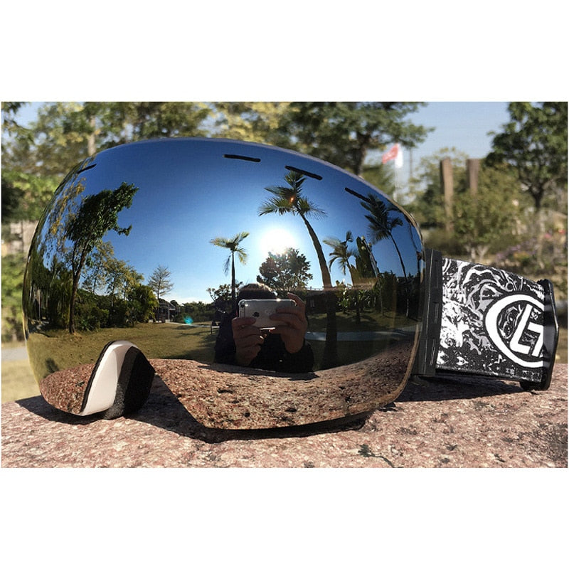 Lunettes de ski premium avec protection UV et caractéristiques anti-buée
