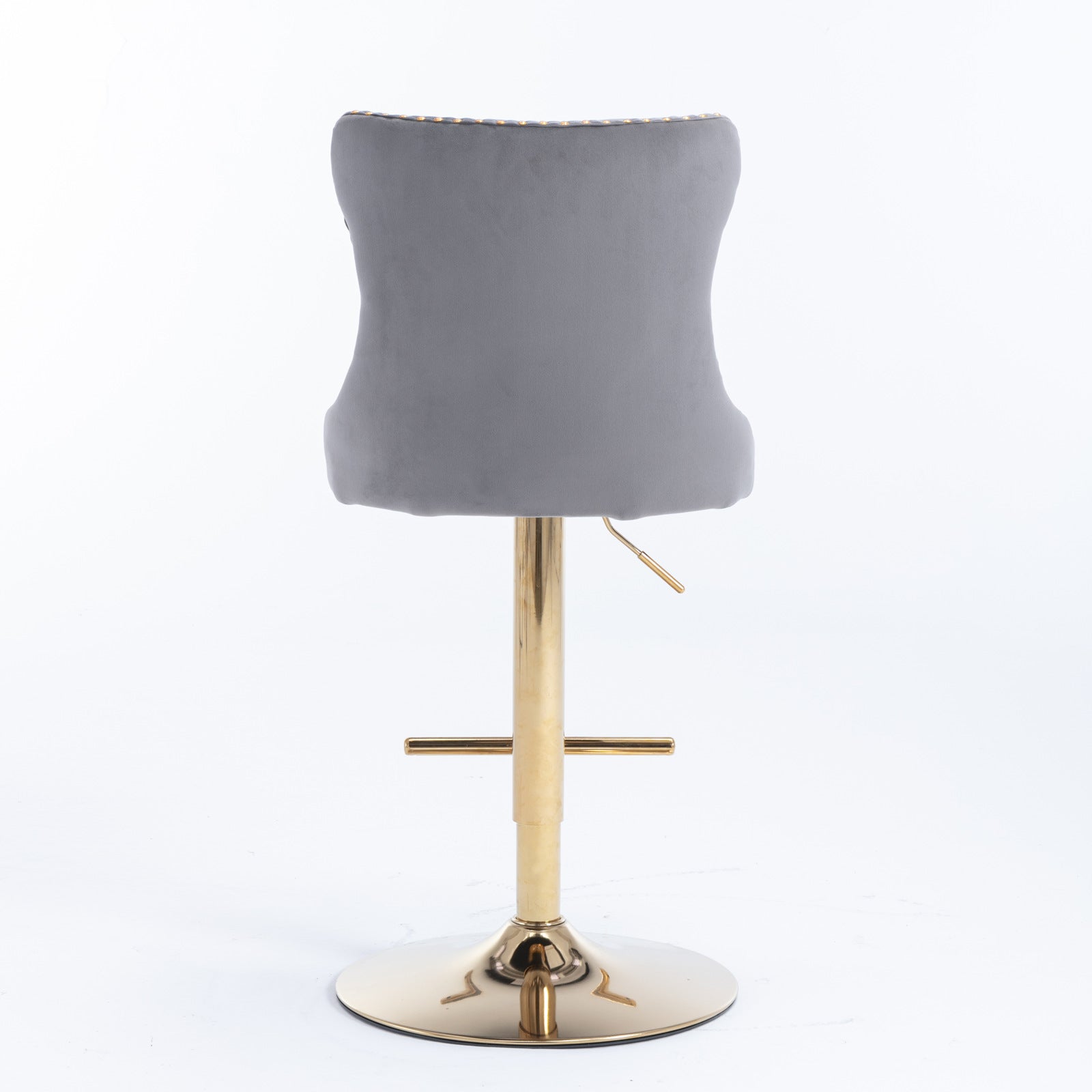 Adjusatble Seat Height from 25-33 Inch, Modern Upholstered Bar Stools with Backs Comfortable Tufted for Home Pub and Kitchen Is - Korvel