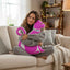 Cat Silhouette Accent Pillow - Maximum Cat Energy Edition