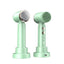 6-In-1 Hot And Cold Facial Cleanser Display Cleansing Brush Ultrasonic Facial Cleanser Pore Cleaning Silicone Beauty Instrument - Korvel