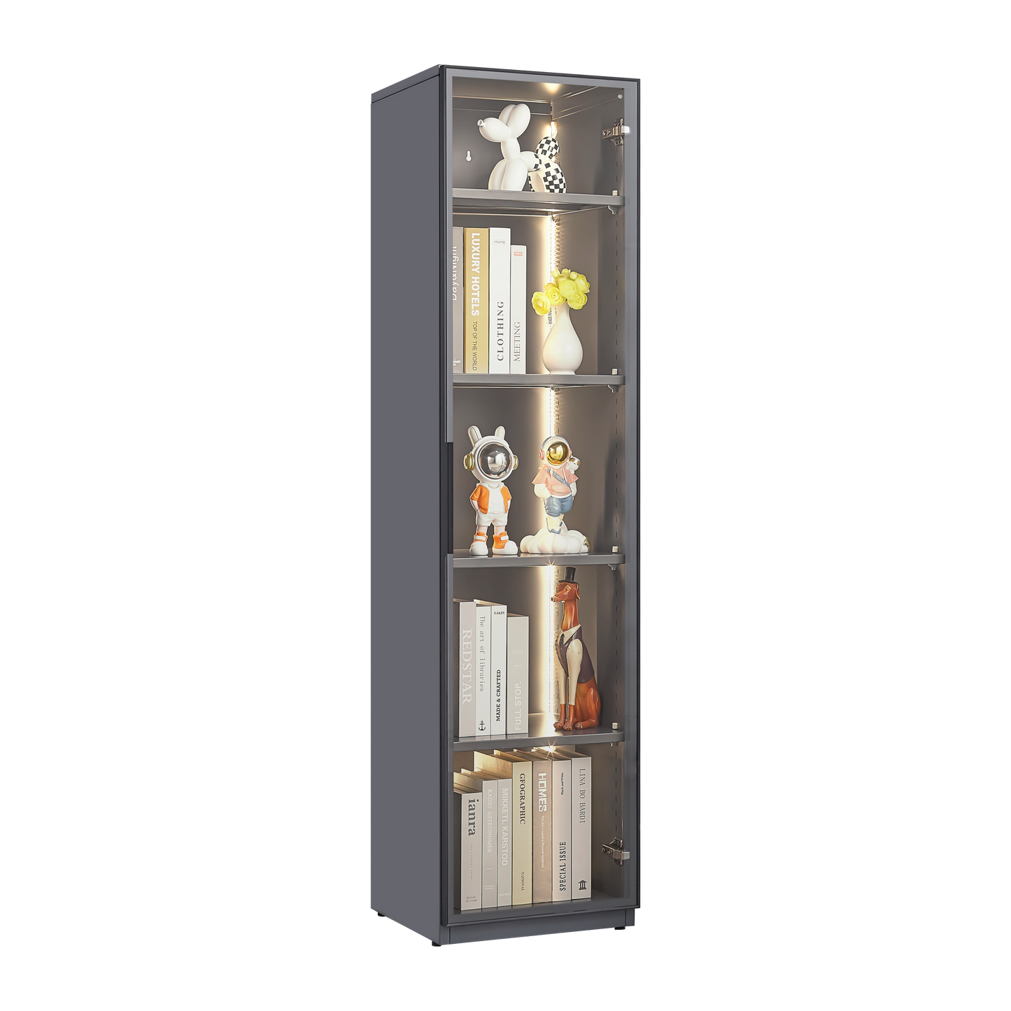 Single door display cabinet - Korvel