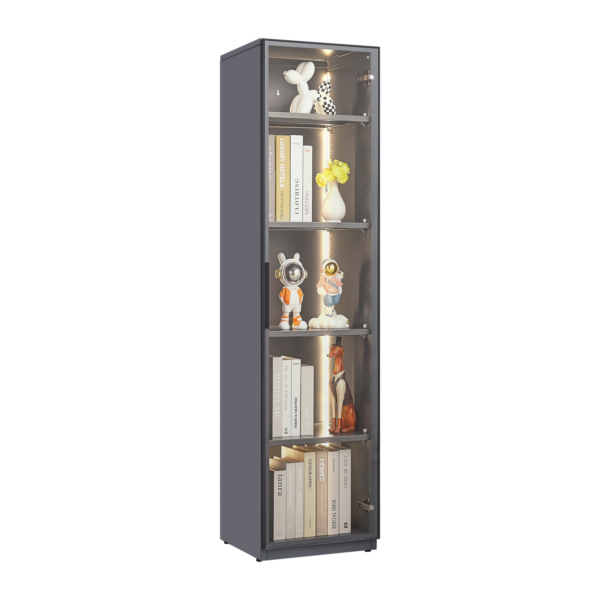 Single door display cabinet - Korvel