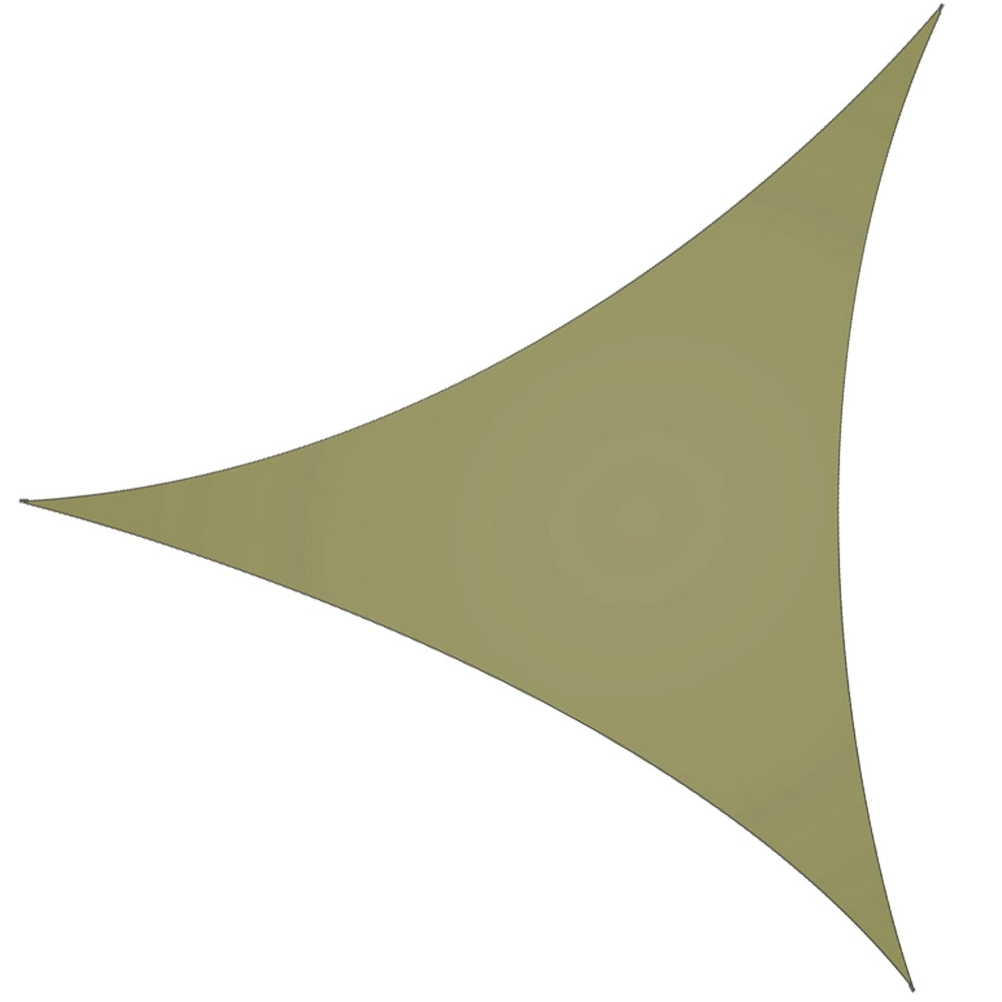 Voile d'ombrage triangulaire Gbruno pour espaces extérieurs
