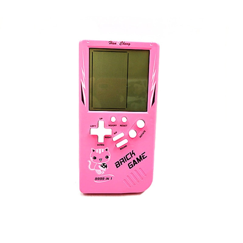 Portable Game Console Tetris Handheld Game Players LCD Screen Electronic Game Toys Pocket Game Console Classic Childhood Gift - Korvel