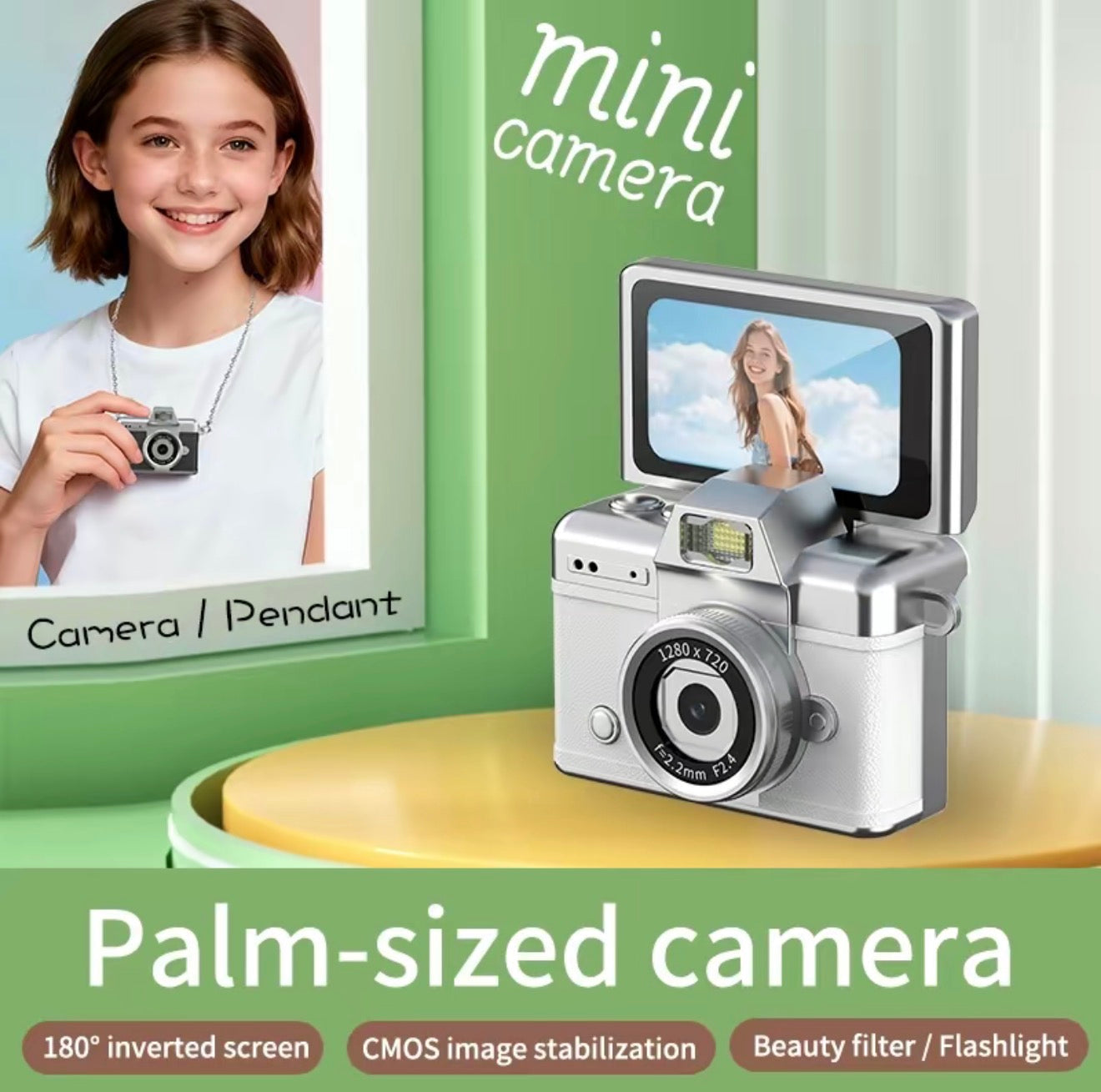 VintagePix Mini Cam - Retro Compact Digital Camera