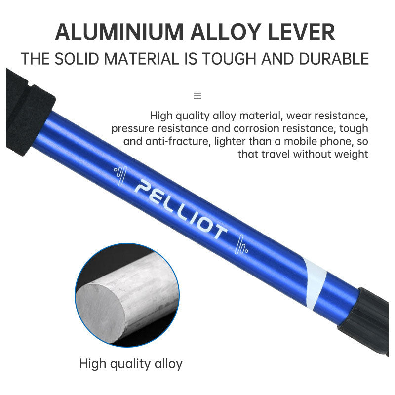 Bastón de Senderismo Telescópico Premium - Aleación de Aluminio Ligera