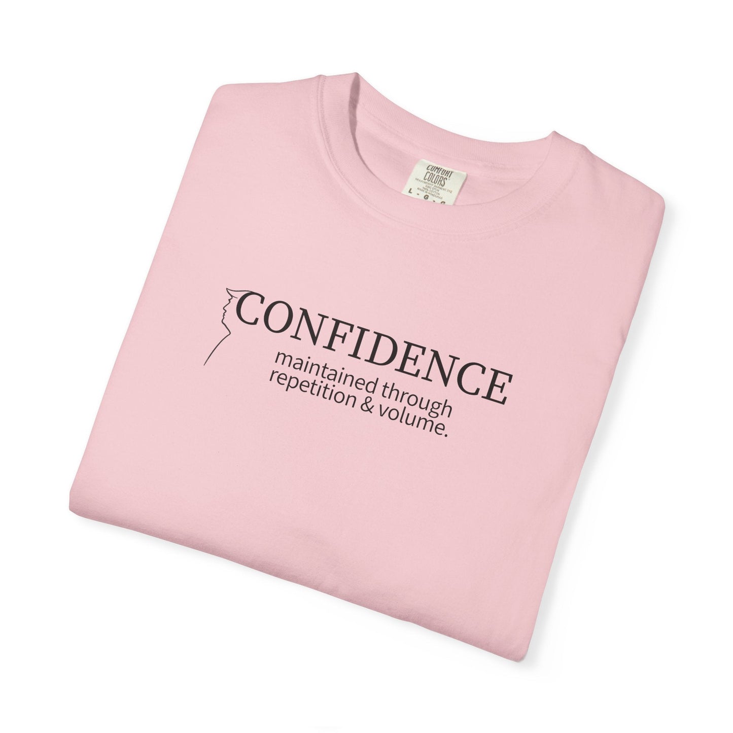 Camiseta Confidence Maintained – Edición Tipografía Minimalista