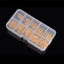 LEO 600PCS High Carbon Steel Fishing Hooks - Sharp Barbed Circle