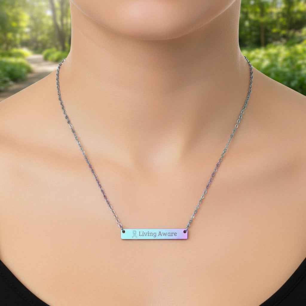 Collar Bar Living Aware – Joyería Minimalista