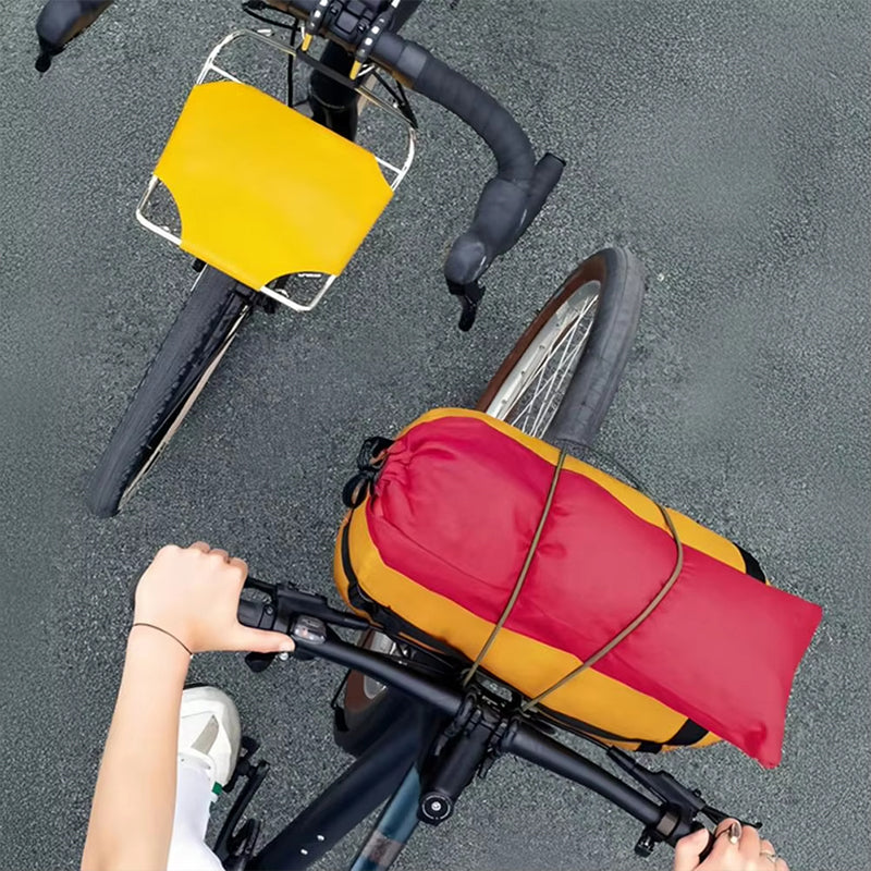 Folding front bike bag, metal bike basket, front carrier, panniers, bike luggage, mountain bike accessories - Korvel
