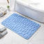 Cobblestone Embossed Bathroom Bath Mat Non-slip Carpets In Wash Basin Bathtub Side Floor Rug Shower Room Doormat Memory Foam Pad - Korvel