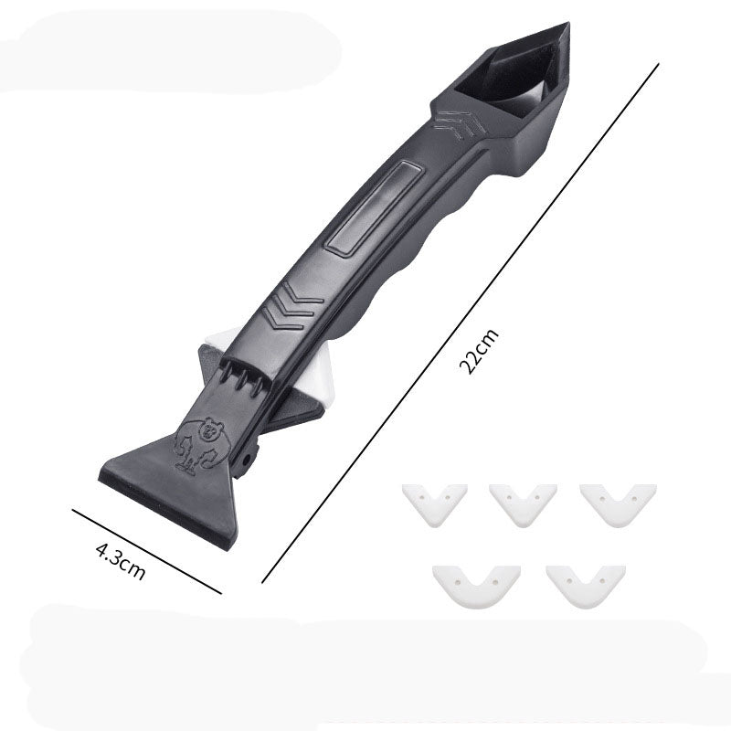 Glass Glue Shovel Gluer Beauty Seam Cleaning Tool Trimming Metal Scraper To Remove Silicone Scraper Scraper Gluer - Korvel