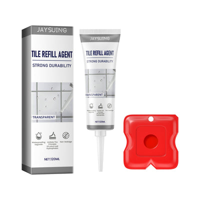 Tile Refill Agent, Kitchen Bathroom Waterproof Floor Mildew Proof Joint Tile Tip Sealant - Korvel
