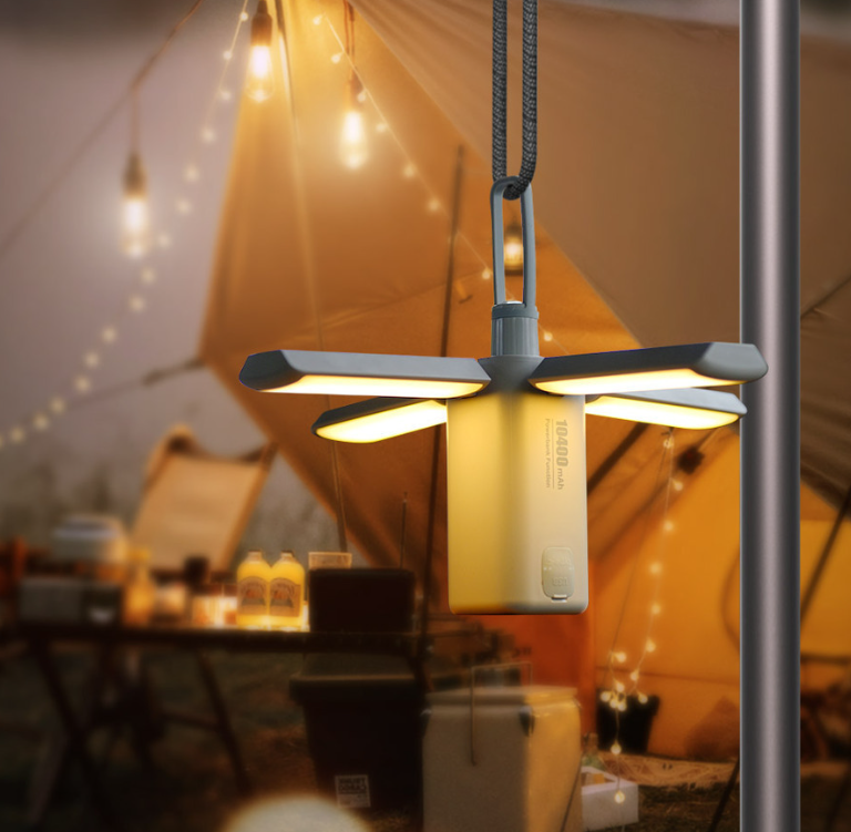 Outdoor mountain camping camping camping light with long endurance and multifunctional flashlight tent light portable canopy - Korvel