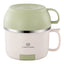 Anti-scalding 304 stainless steel lunch box instant noodle bowl with lid and handle lunch box - Korvel