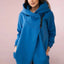 Women's Plus Size Solid Color Overcoat