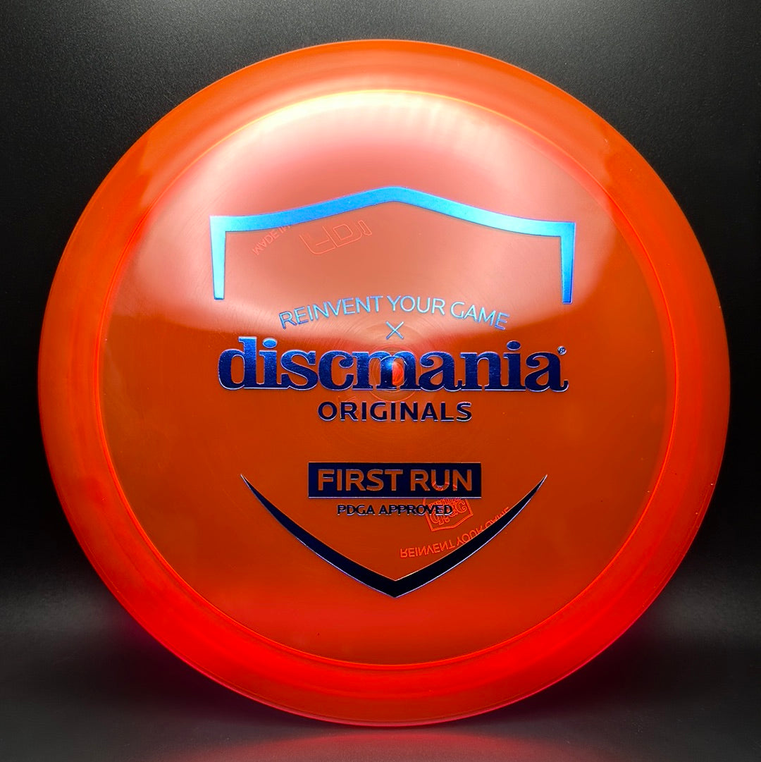 C-Line FD1 - Première Course - Disque de Golf Originals Rouge