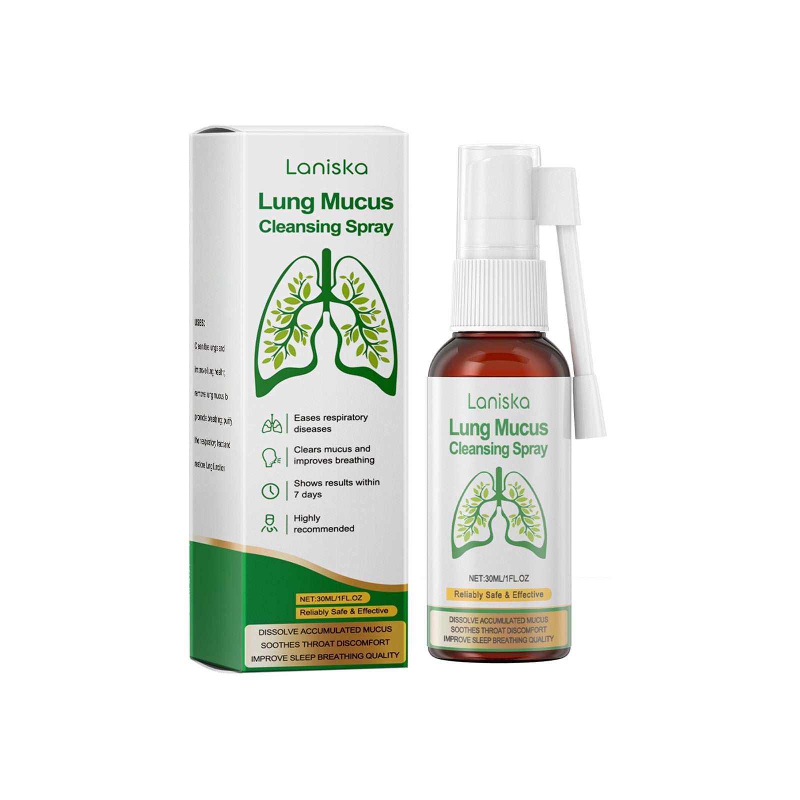 Body Cleansing Spray Daily Refreshing Body Relief Natural Purifying Treatment Spray - Korvel
