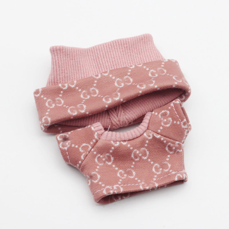 17cm Labubu First and Second Generation Blind Box 10cm Cotton Crying Doll Clothes Knitted Printed Hat - Korvel