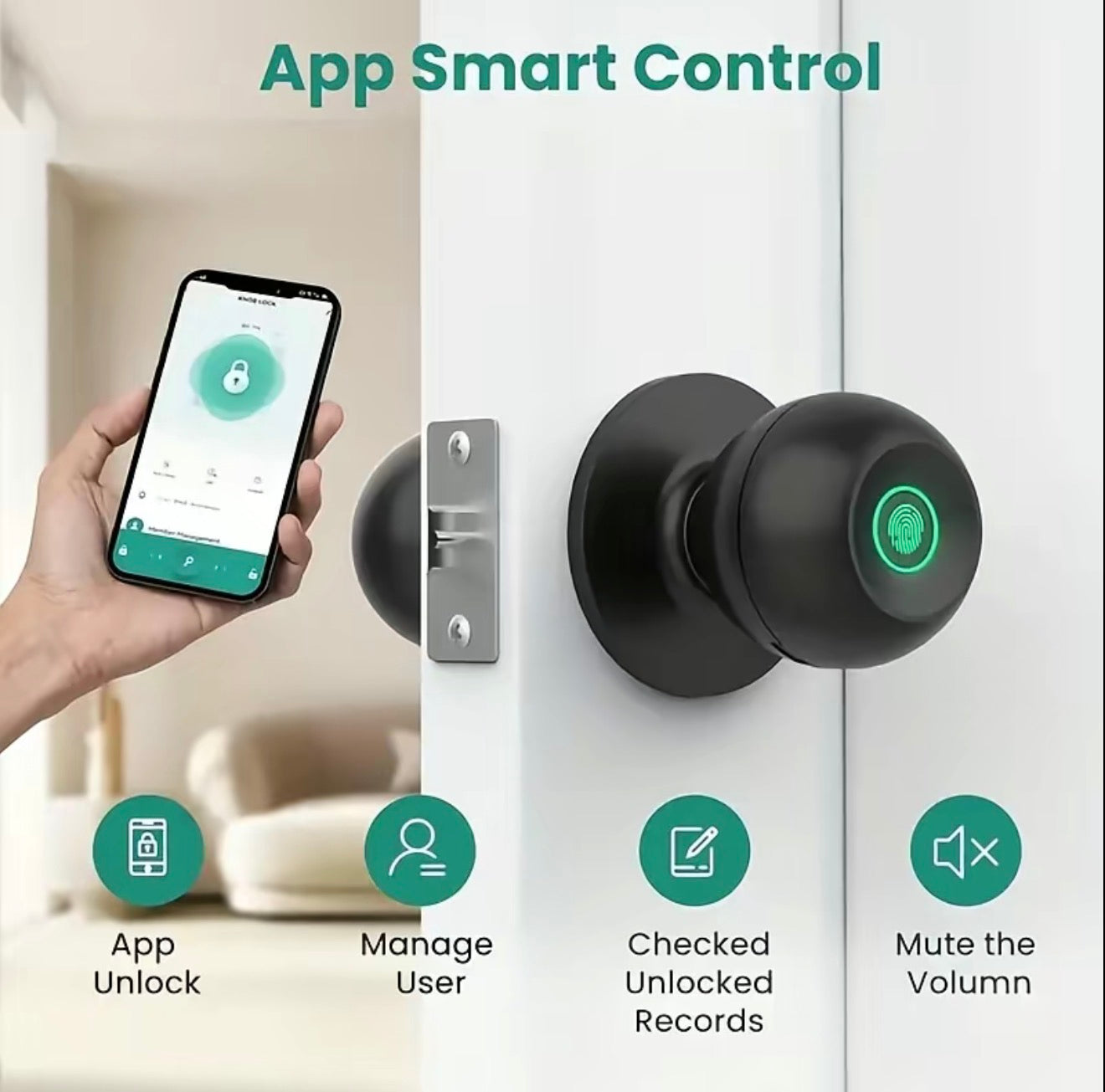 BioSecure Smart Lock - Keyless Biometric Door Lock
