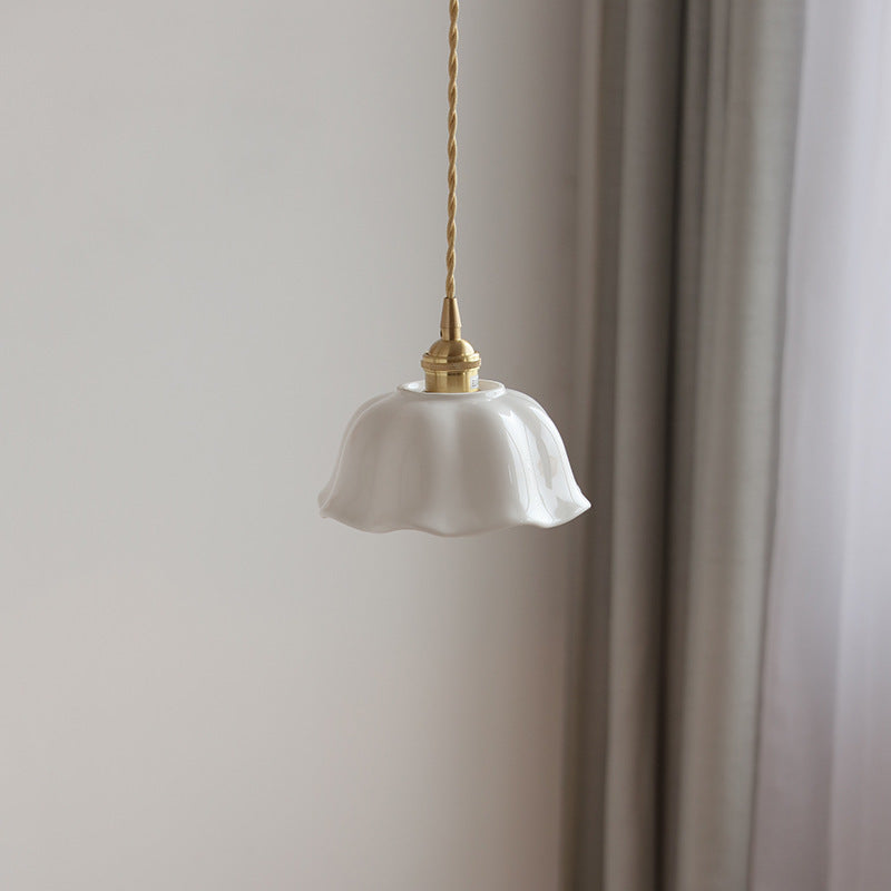 Modern Minimalist Dining Room Pendant Light Japanese Simple Solid Wood Pendant Light Fresh Single Head Three Heads Dining Room Pendant Light - Korvel