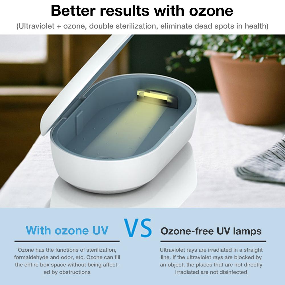 UV Light Phone Sterilizer Box 15W Mobile Phone Wireless Charging Cleaner Sterilizer Multi-function Ultraviolet Disinfection Box - Korvel