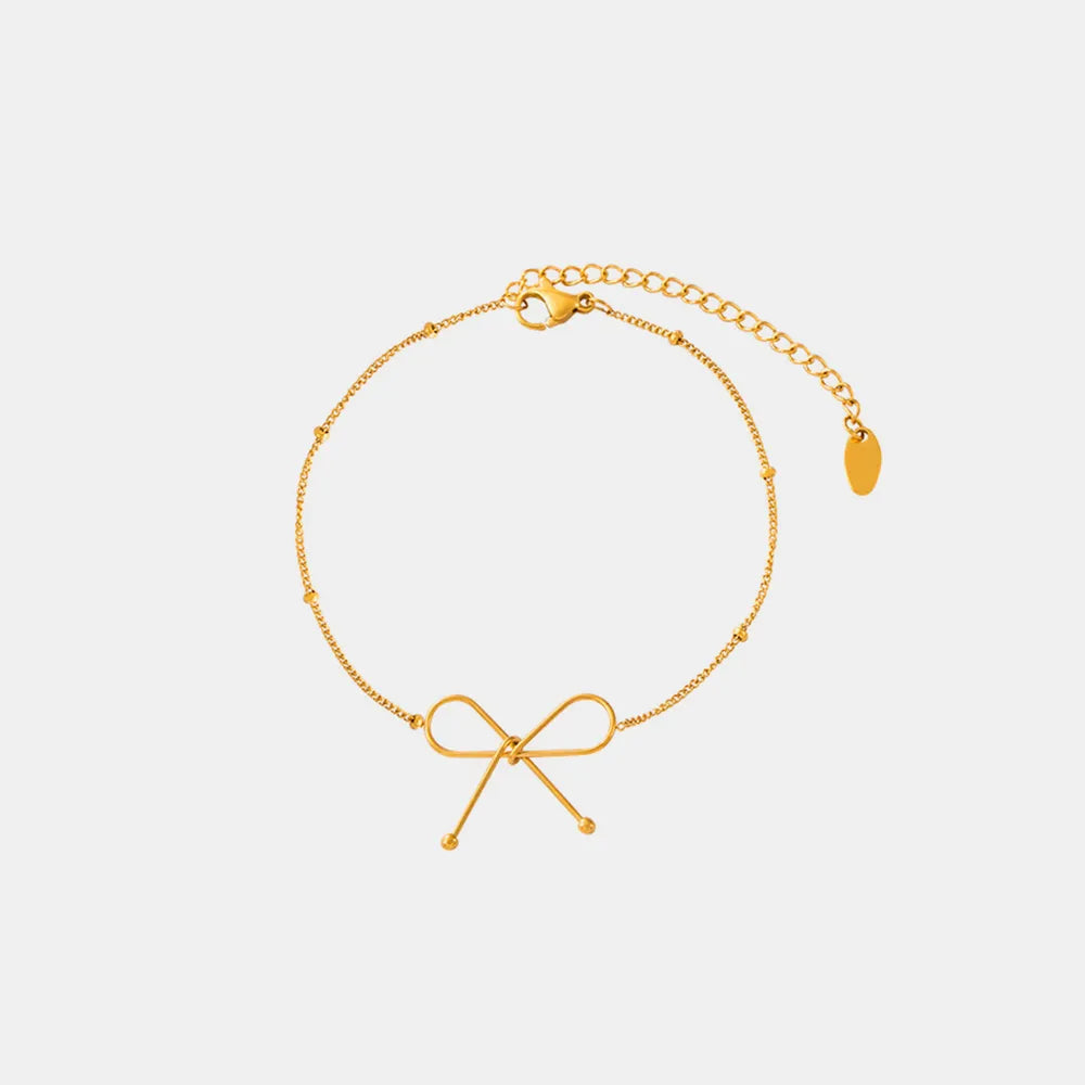 Titanium Steel Bow Bracelet - Korvel