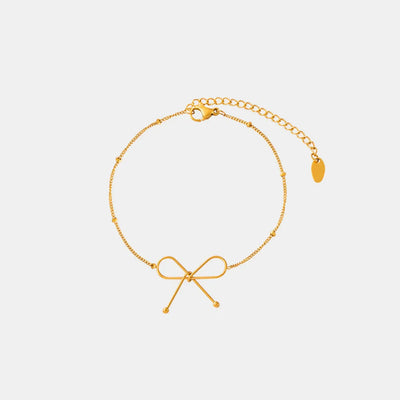 Titanium Steel Bow Bracelet - Korvel