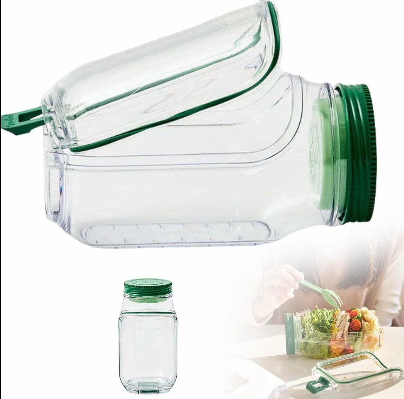 MealFresh Salad Container - Fresh Food Storage Solution