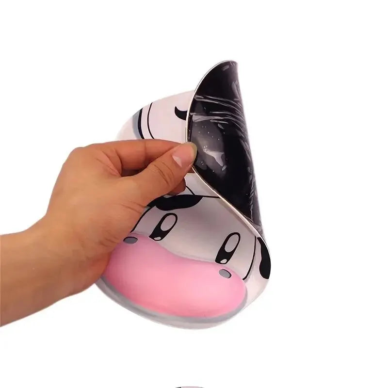 Wrist Mouse Pad Marble Pattern Hand Bowl Tray Mouse Pad Office Wrist Protection Anti-Skid Mouse Pads - Korvel