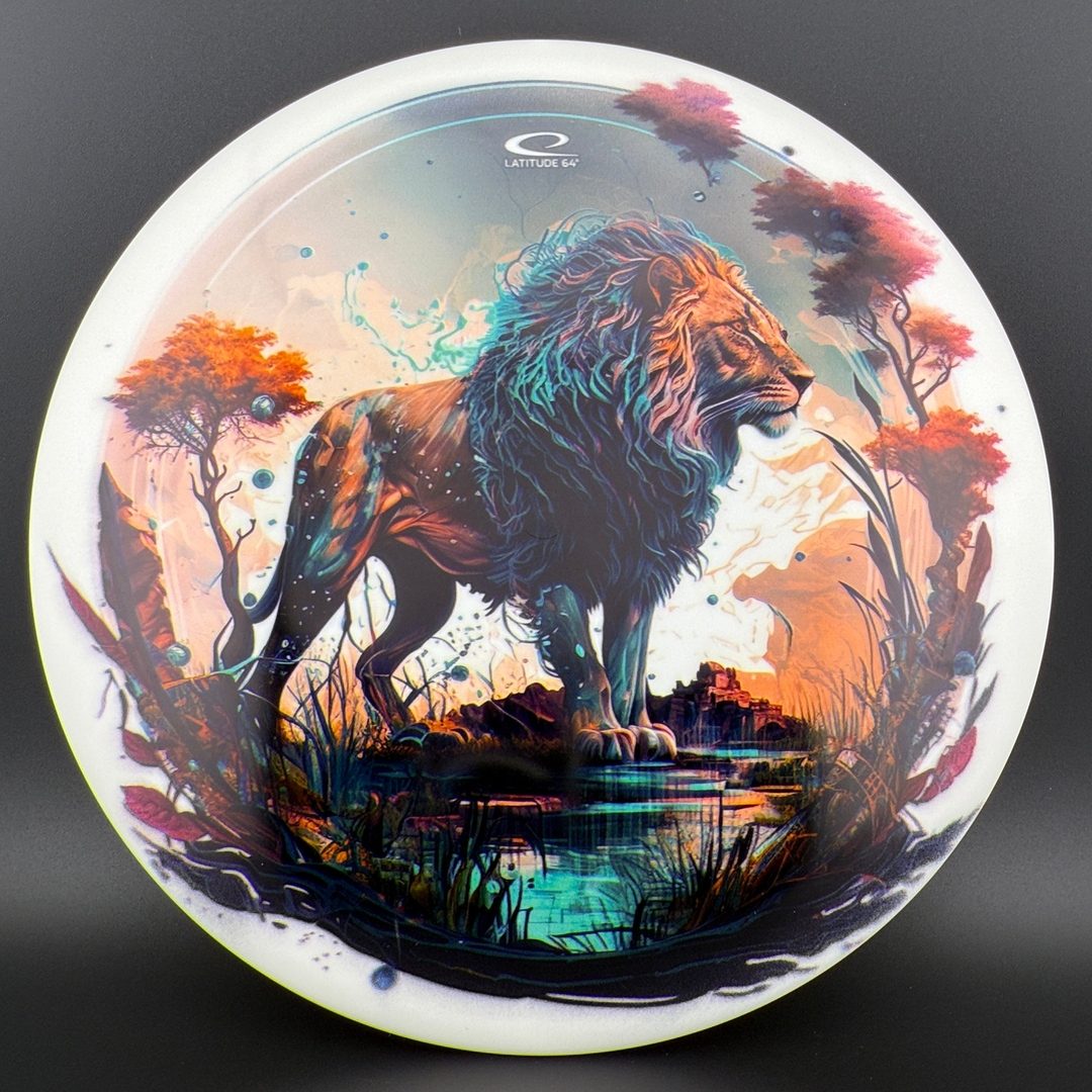 Gold Sapphire - DecoDye Lion Disc Golf Driver