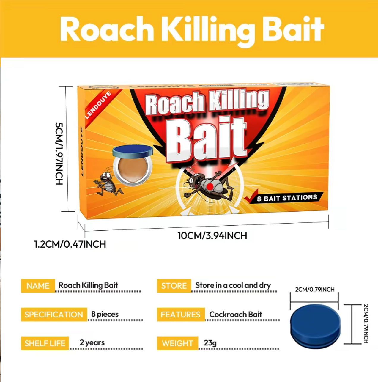 RoachGuard Gel Bait - Effective Cockroach Control