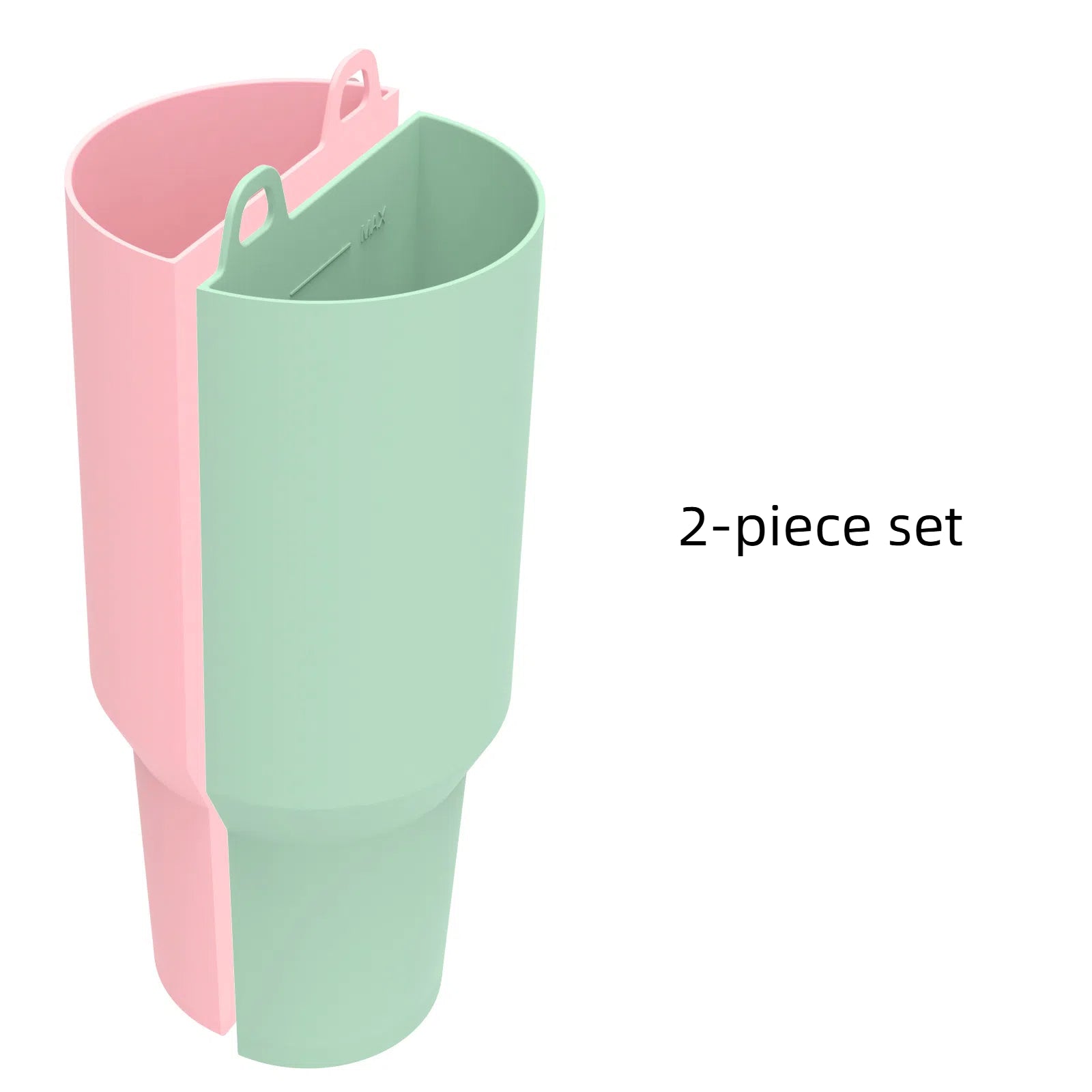 2-in-1 lined double drinking cup inner liner silicone 40oz special - Korvel