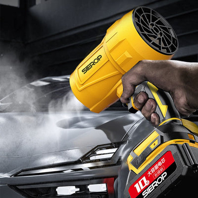 Storm machine brushless lithium battery brushed leaf blowing dust blower high-power wireless car charging turbocharged fan - Korvel