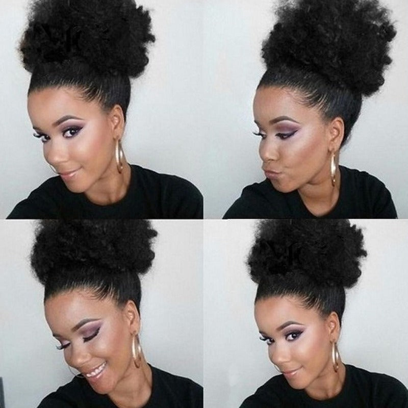 Perruque Kinky Hair Package - Style Fluffy en Soie Haute Température