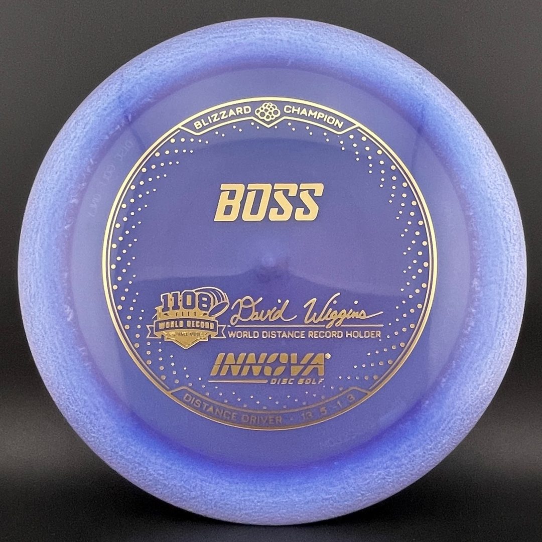 Blizzard Champion Boss - David Wiggins Jr World Record Disc