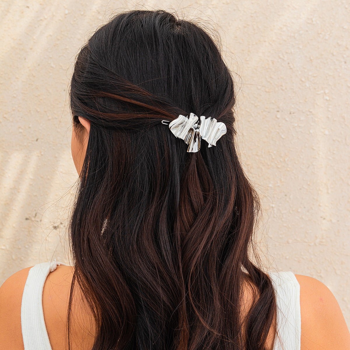 Elegant Alloy Concave-Convex Hair Clip