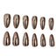 Wearable Nails European and American Style Electroplated Fake Nails Bronze Wearable Patch Manicure Nail Finished Products - Korvel