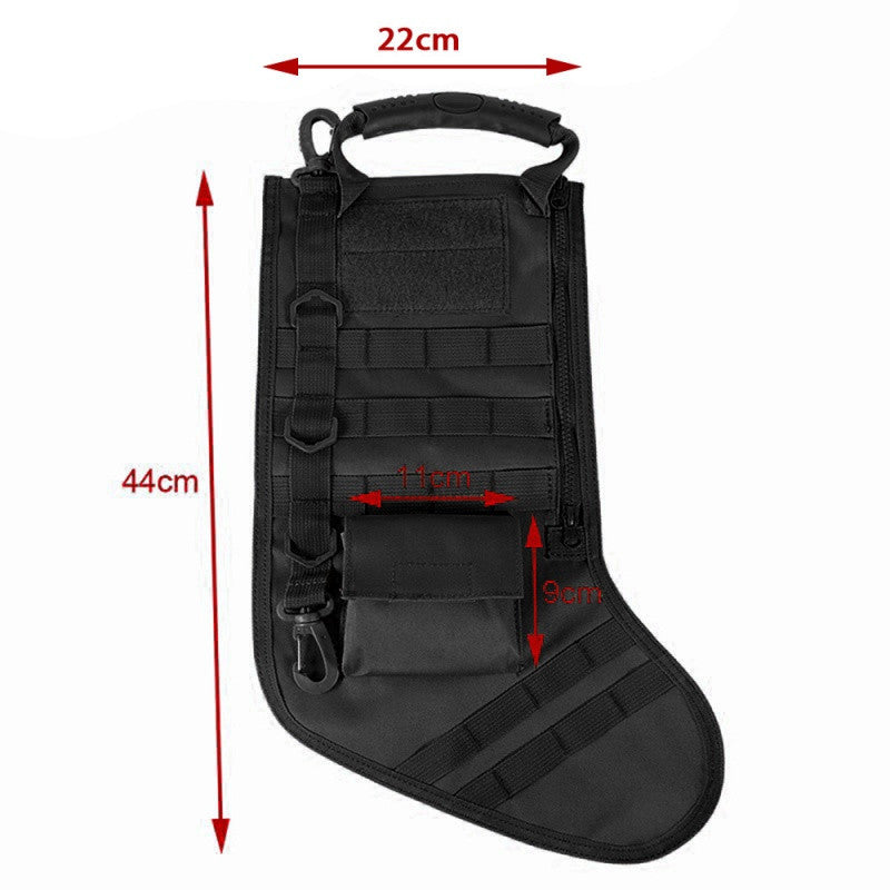 Chaussettes de Noël tactiques - Décor de vacances multifonctionnel