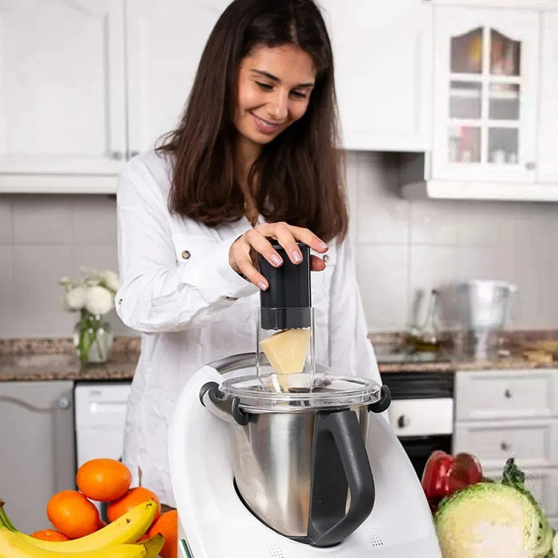 Food Cutter For Thermomix TM5 TM6  Chopper Vegetable Peeler Cooking Masher Slicing Shredding Multifunctional Fine Peeler Set - Korvel