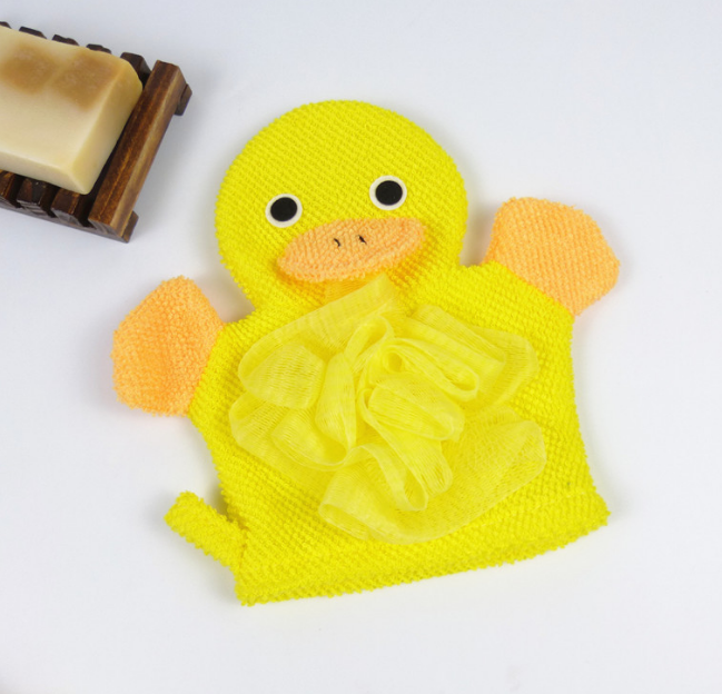 2 Pcs Cute Children Baby Shower Bathing Bath Towel 5 Colors Animals Style Shower Wash Cloth Towels - Korvel