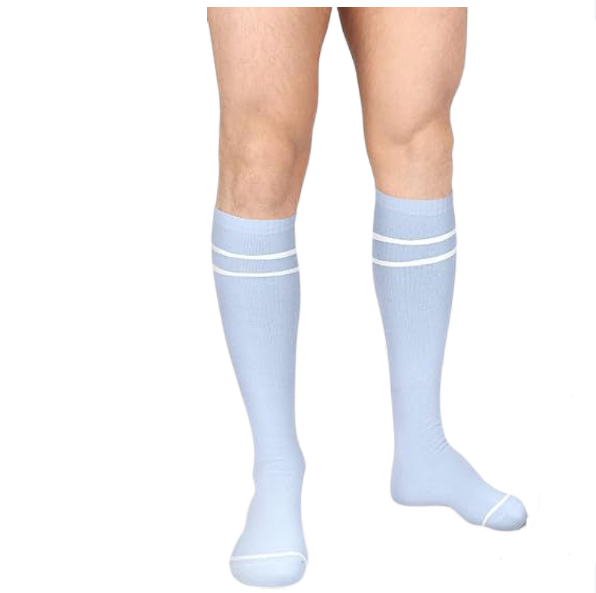 Pregnant women's elastic compression socks mid length calf socks pressure socks women's jump rope elastic cycling socks - Korvel