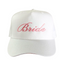 Gorra Clásica Bordada de Novia