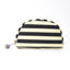 Trousse de maquillage en forme de coquillage rayé pour un usage quotidien