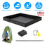Portable Shower Pan - 41x41in Collapsible Basin for Outdoor Use