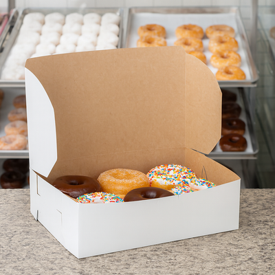Cake Box - Med 1/4 sheet 14.5x10.5x5 - Korvel