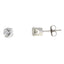 Boucles d'oreilles en diamant véritable de 1,00 ct en or blanc 14KT
