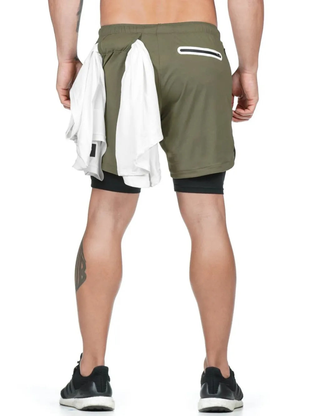 Men's Plus Size Drawstring Jogger Shorts