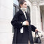 Abrigo de Cashmere Doble Cara de Longitud Media para Mujeres